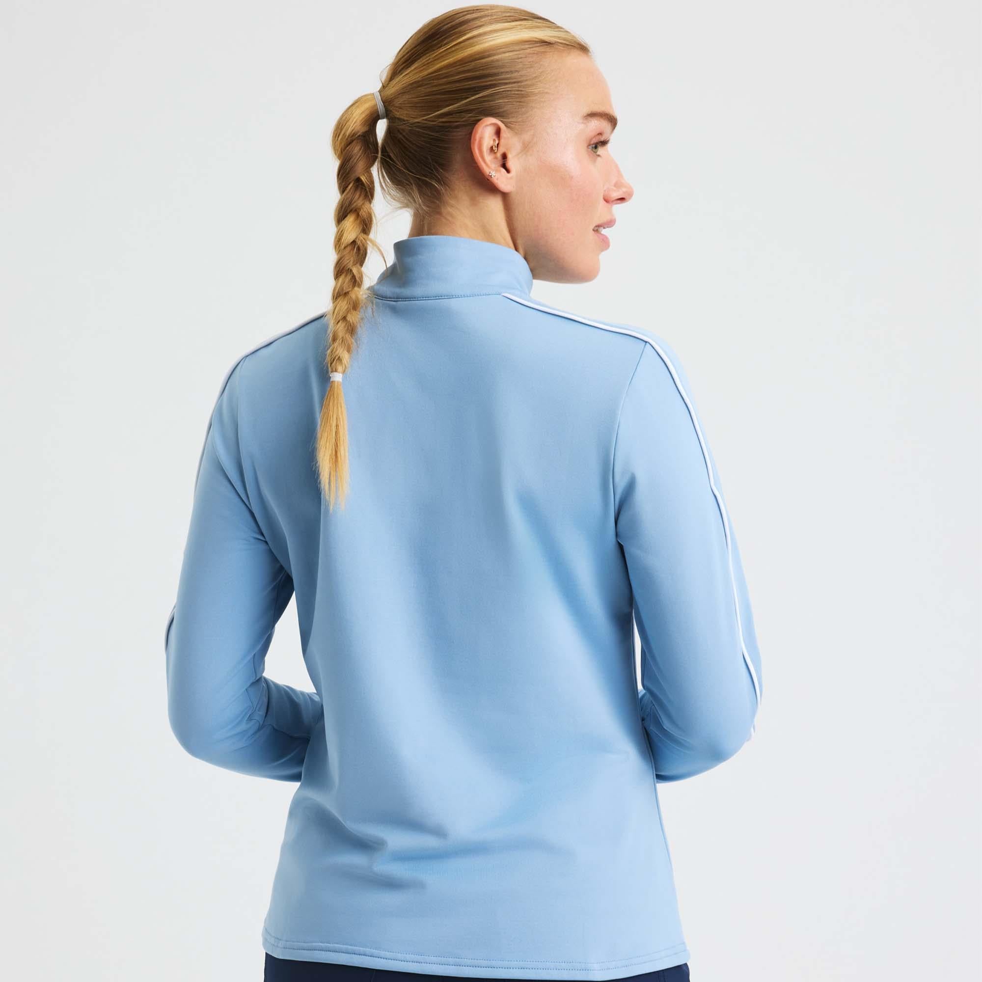 Rohnisch Amie Brushed Ladies Golf Mid Layer Dove Blue